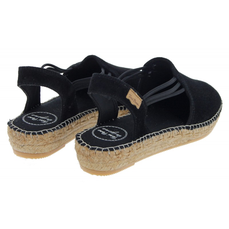 Toni Pons outlet Black Suede Espadrilles Size 36